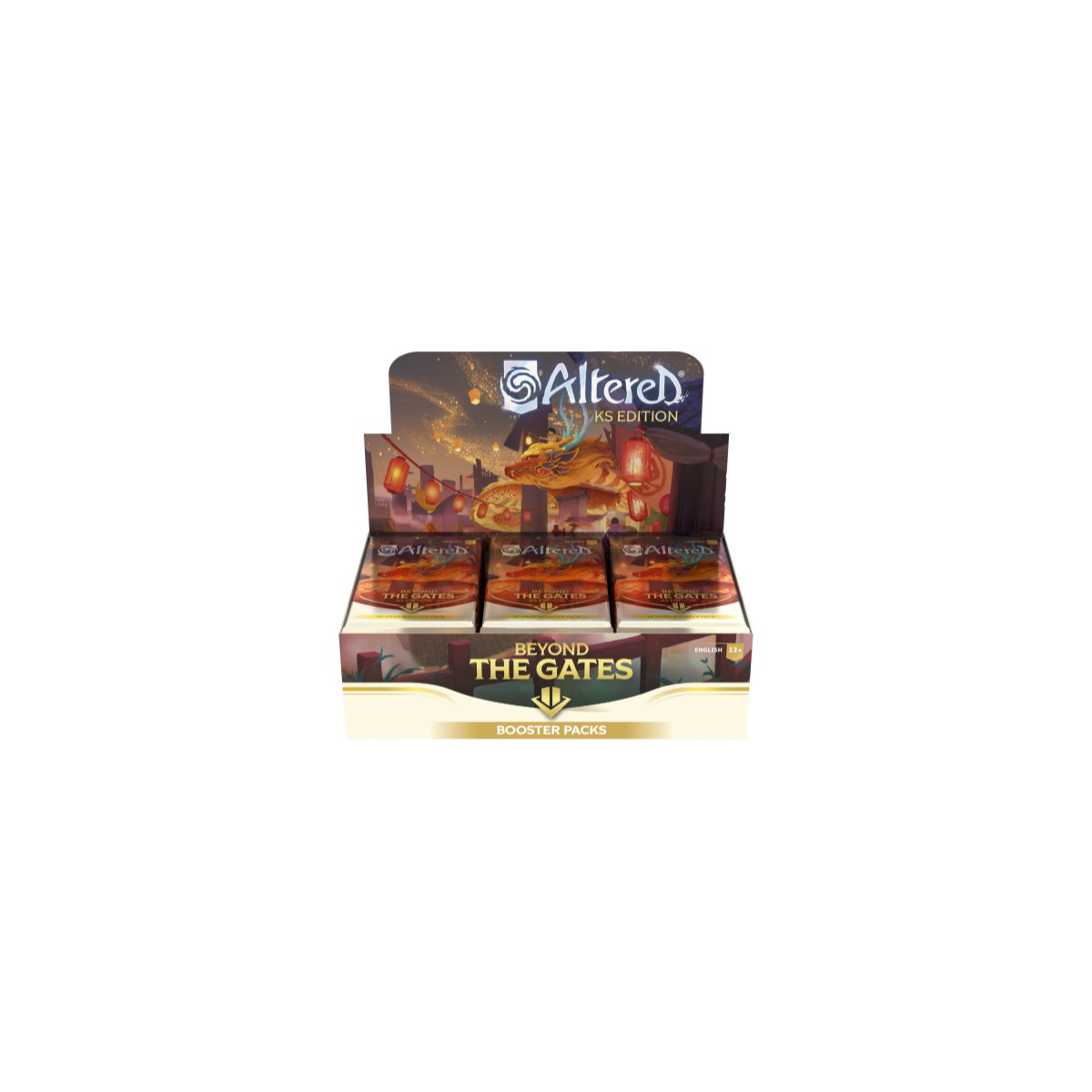 Altered - Beyond the Gates: KS Booster Display (Kickstarter