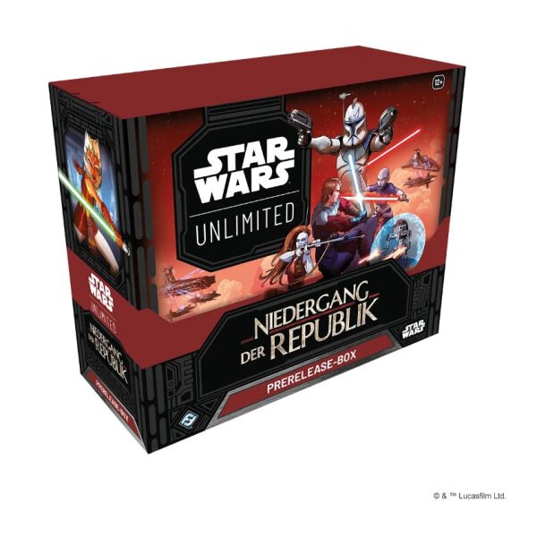 Star Wars: Unlimited &ndash; Niedergang der Republik (Prerelease-Box DE)