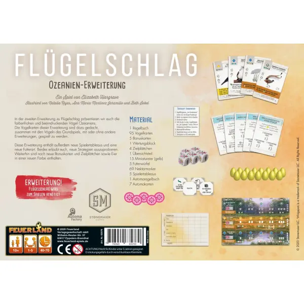 Flügelschlag - Ozeanien Erweiterung