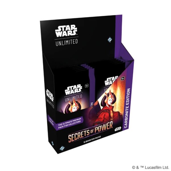 Star Wars: Unlimited – Secrets of Power (Carbonite-Booster-Display EN)