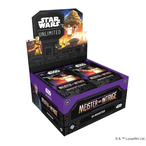 Star Wars: Unlimited – Meister der Intrige (Booster-Display DE)