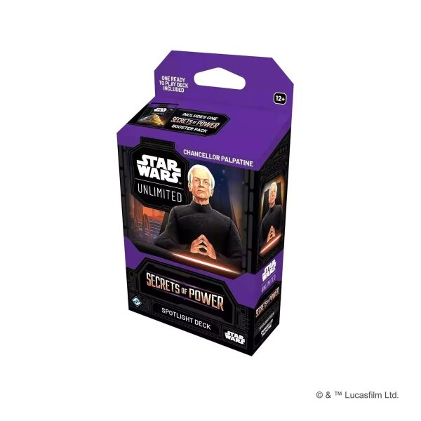Star Wars: Unlimited – Secrets of Power (Spotlight-Deck Chancellor Palpatine EN)