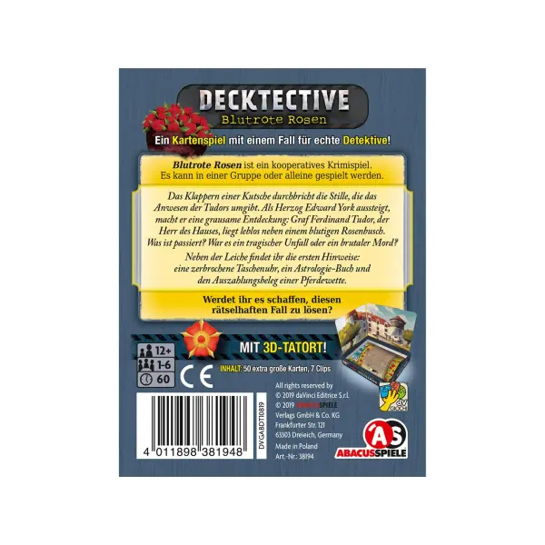 Decktective - Blutrote Rosen